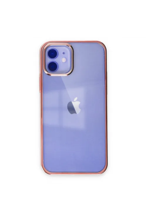 Apple İphone 12 Kılıf Element Silikon - Pembe