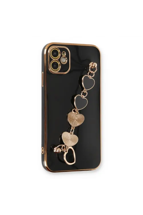 Apple İphone 12 Kılıf Esila Silikon - Siyah