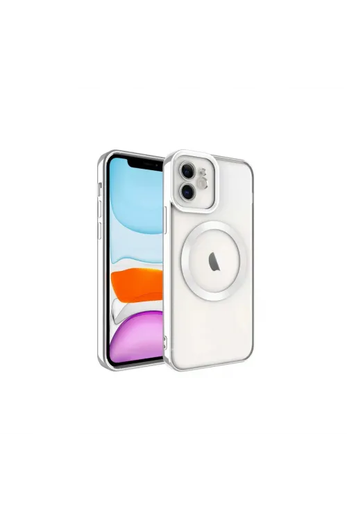 Apple İphone 12 Kılıf Kross Magneticsafe Kapak - Titan Gri