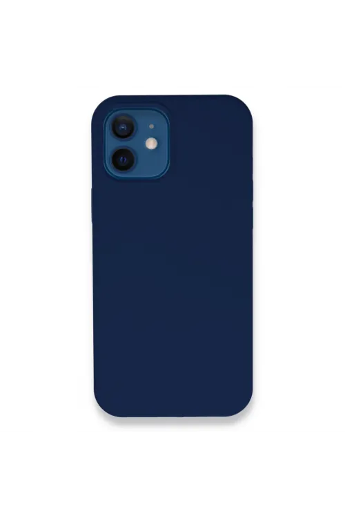Apple İphone 12 Kılıf Lansman Legant Silikon - Lacivert