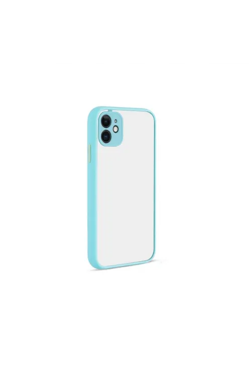 Apple İphone 12 Kılıf Montreal Silikon Kapak - Turkuaz