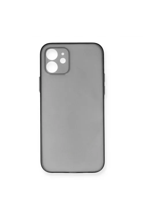 Apple İphone 12 Kılıf Pp Ultra İnce Kapak - Gri