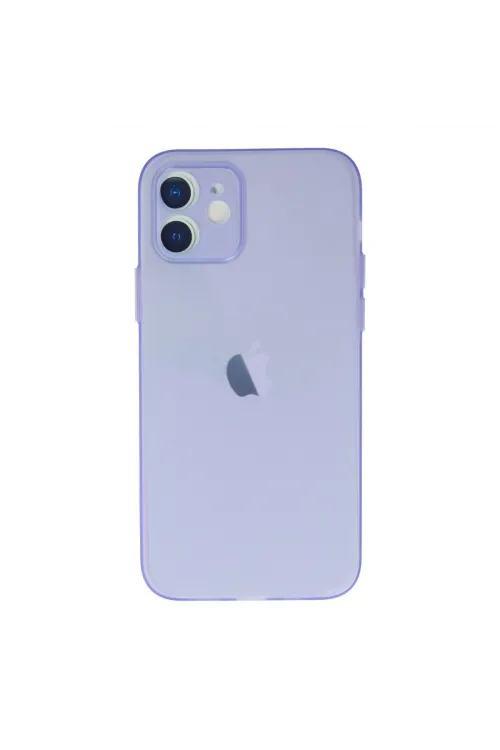 Apple İphone 12 Kılıf Puma Silikon - Mor