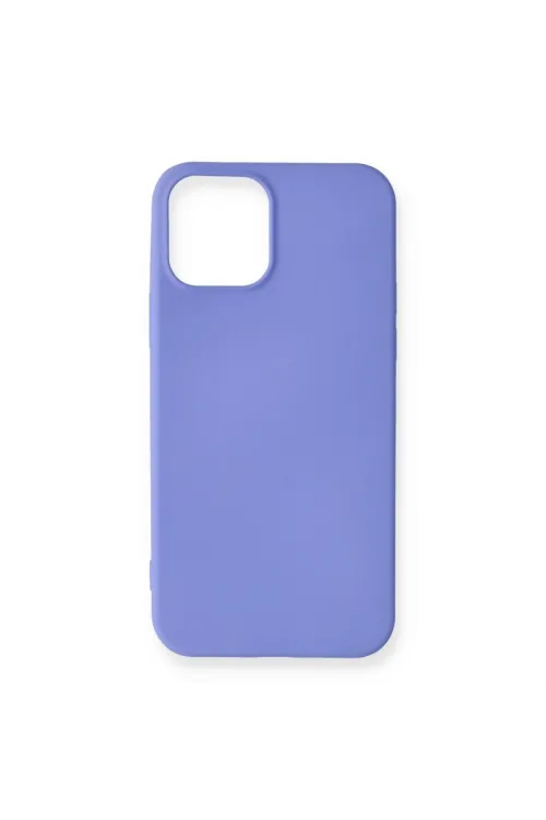 Apple İphone 12 Mini Kılıf First Silikon - Mor