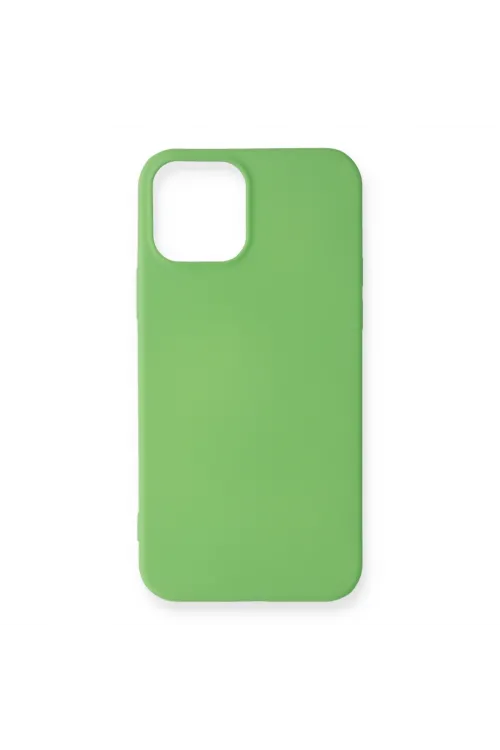 Apple İphone 12 Mini Kılıf First Silikon - Yeşil