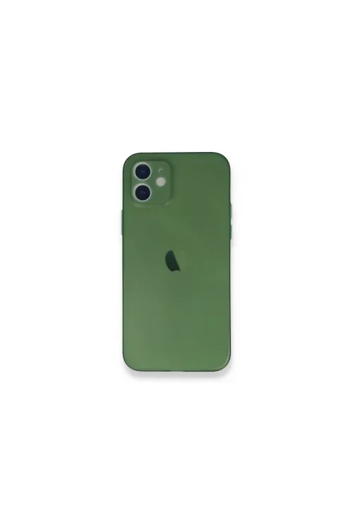 Apple İphone 12 Mini Kılıf Pp Ultra İnce Kapak - Yeşil