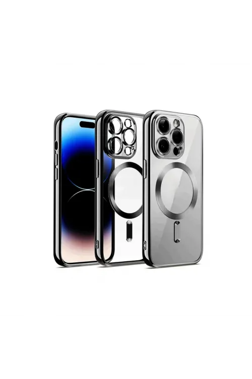 Apple İphone 12 Pro Kılıf Kross Magneticsafe Kapak - Gümüş