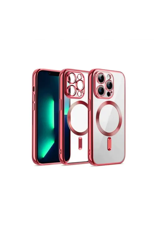 Apple İphone 12 Pro Kılıf Kross Magneticsafe Kapak - Kırmızı