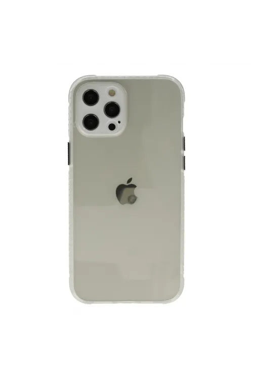Apple İphone 12 Pro Kılıf Miami Şeffaf Silikon - Şeffaf