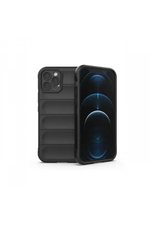 Apple iPhone 12 Pro Kılıf Optimum Silikon - Siyah