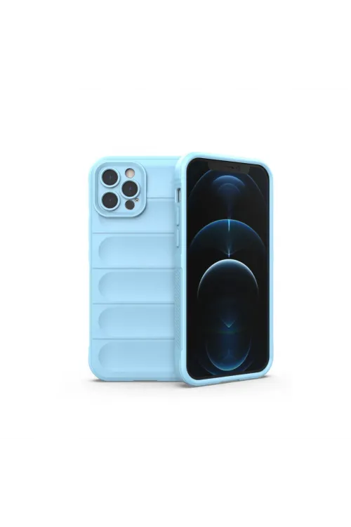 Apple İphone 12 Pro Kılıf Optimum Silikon - Sky Blue
