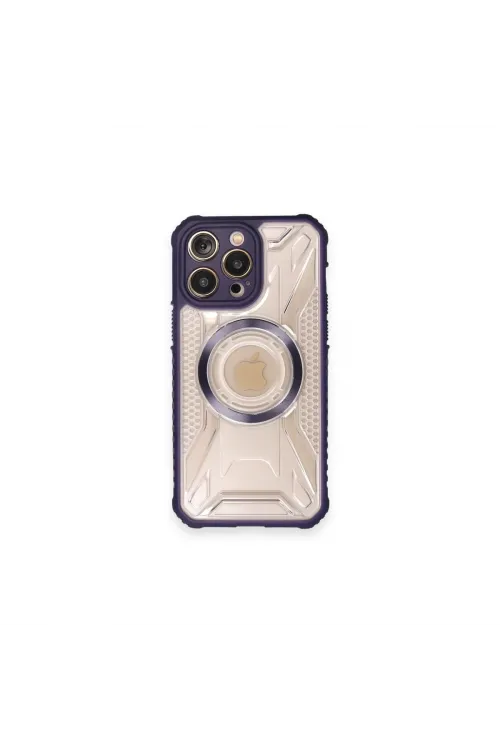 Apple İphone 12 Pro Kılıf Prag Magneticsafe Kapak - Derin Mor