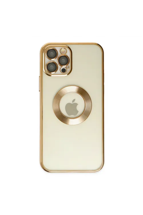 Apple İphone 12 Pro Kılıf Slot Silikon - Gold