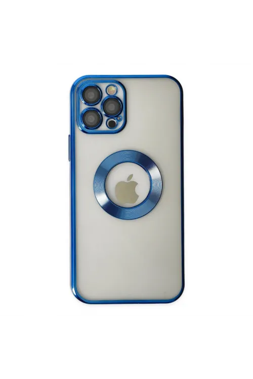 Apple İphone 12 Pro Kılıf Slot Silikon - Mavi