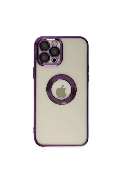 Apple İphone 12 Pro Kılıf Slot Silikon - Mor