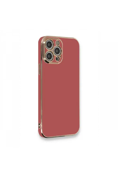 Apple iPhone 12 Pro Kılıf Volet Silikon - Kırmızı