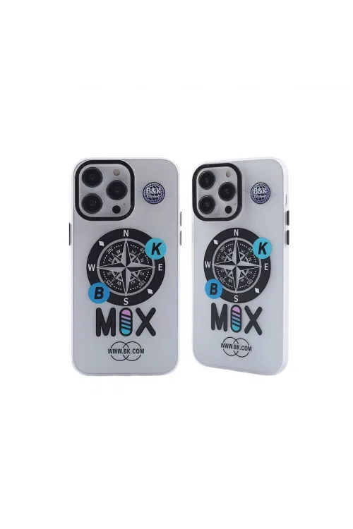 Apple İphone 12 Pro Max Kılıf Apollo Magneticsafe Desenli Kapak - Apollo Şeffaf - 3