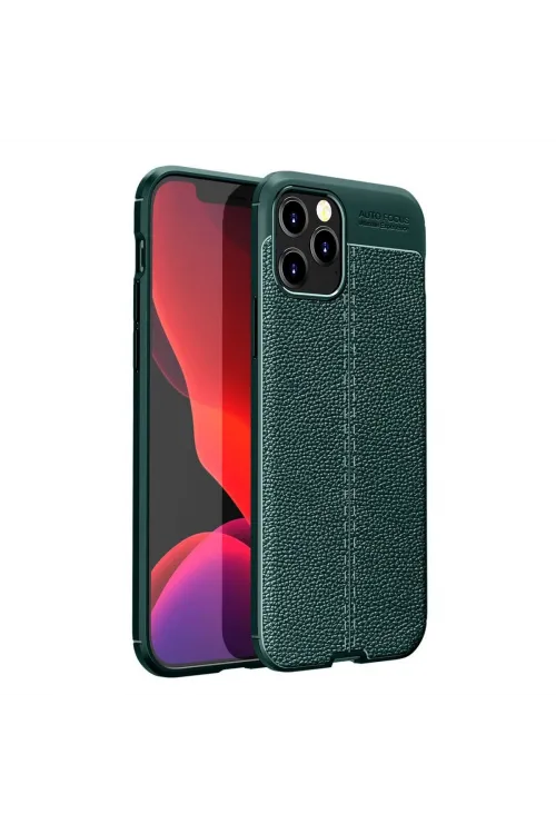 Apple İphone 12 Pro Max Kılıf Auto Focus Kapak - Yeşil