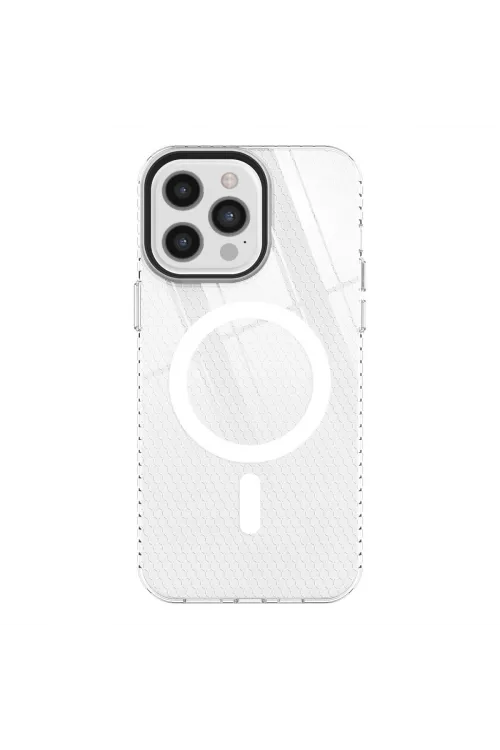 Apple İphone 12 Pro Max Kılıf Beta Magneticsafe Silikon - Şeffaf