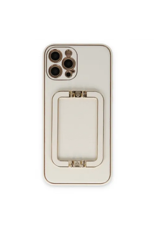 Apple İphone 12 Pro Max Kılıf Coco Elit Kapak - Beyaz