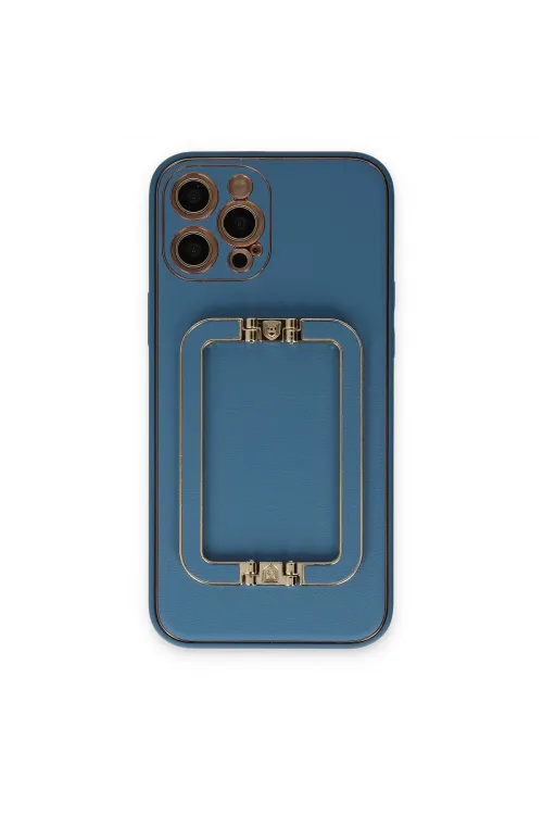 Apple İphone 12 Pro Max Kılıf Coco Elit Kapak - Mavi