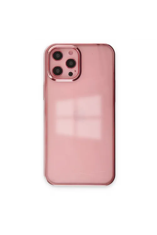 Apple İphone 12 Pro Max Kılıf Element Silikon - Pembe