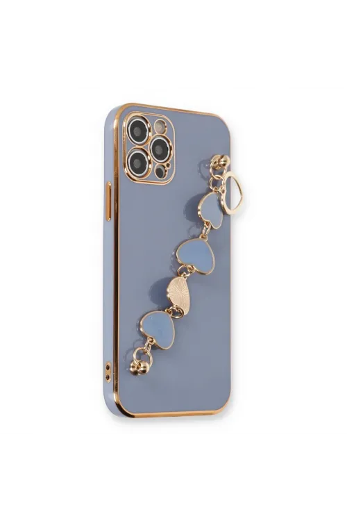 Apple İphone 12 Pro Max Kılıf Esila Silikon - Gri