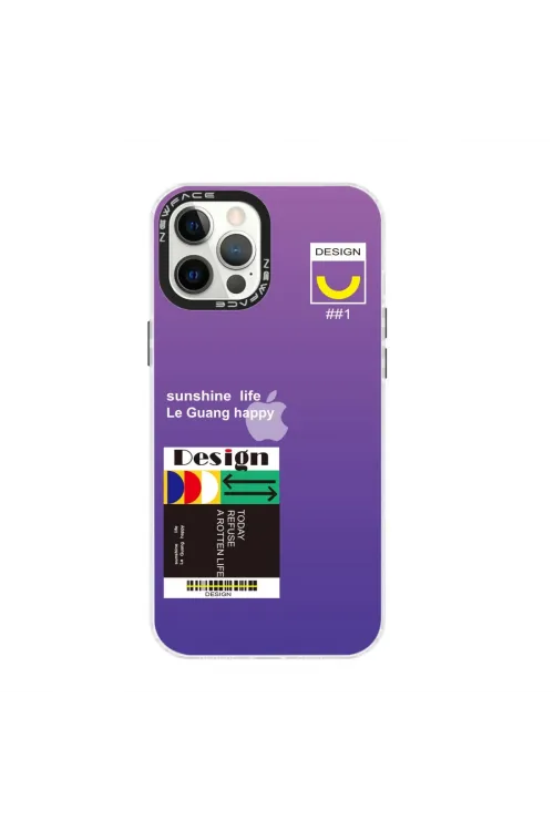 Apple İphone 12 Pro Max Kılıf Estoril Desenli Kapak - Estoril - 4