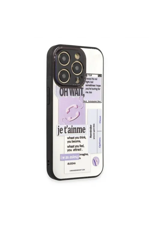 Apple İphone 12 Pro Max Kılıf Mirror Desenli Kapak - Mirror - 4