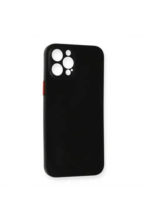 Apple İphone 12 Pro Max Kılıf Pp Ultra İnce Kapak - Siyah