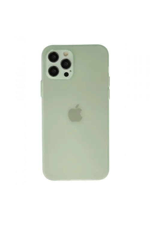 Apple iPhone 12 Pro Max Kılıf Puma Silikon - Açık Yeşil