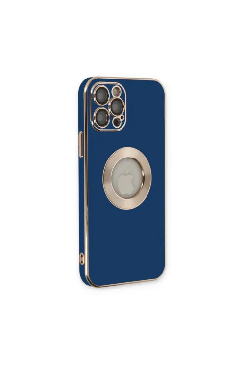 Apple İphone 12 Pro Max Kılıf Store Silikon - Mavi