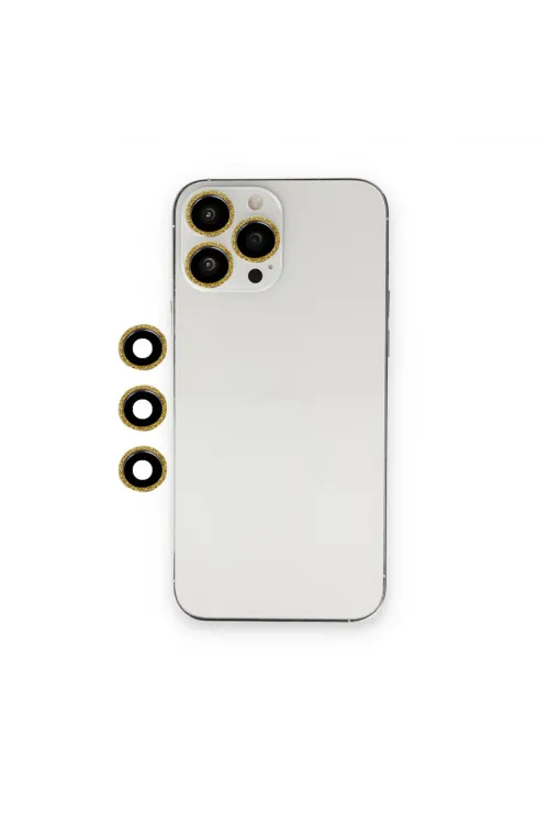 Apple İphone 12 Pro Max Shine Kamera Lens - Gold