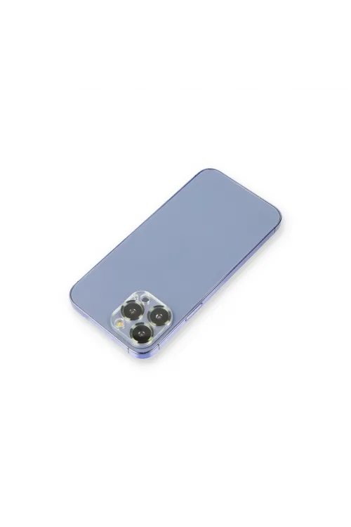 Apple İphone 12 Pro Metal Kamera Lens Koruma Cam - Koyu Yeşil