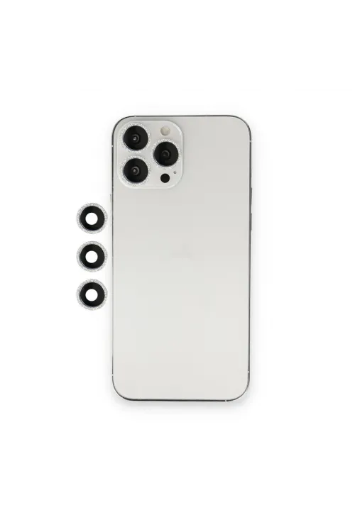 Apple İphone 12 Pro Shine Kamera Lens - Gümüş