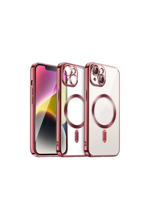 Apple İphone 13 Kılıf Kross Magneticsafe Kapak - Kırmızı
