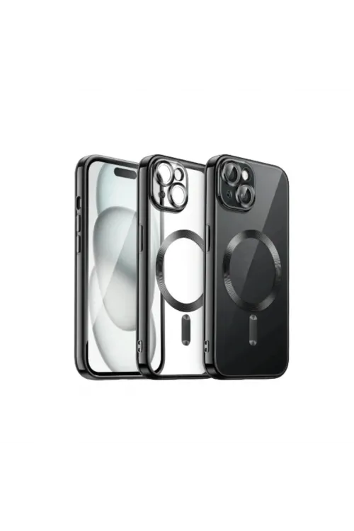 Apple İphone 13 Kılıf Kross Magneticsafe Kapak - Siyah