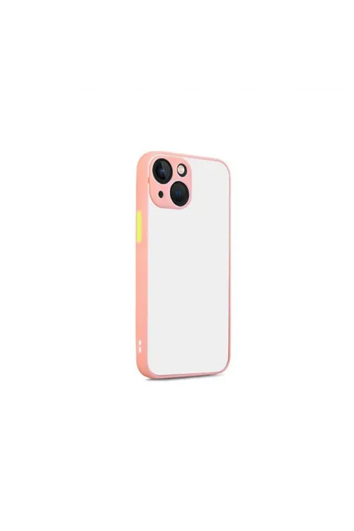 Apple İphone 13 Kılıf Montreal Silikon Kapak - Pembe