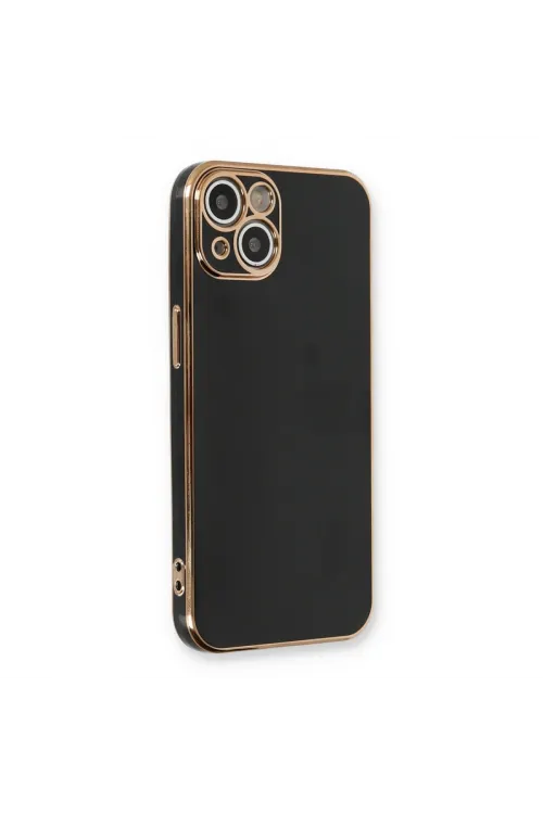 Apple İphone 13 Kılıf Volet Silikon - Siyah