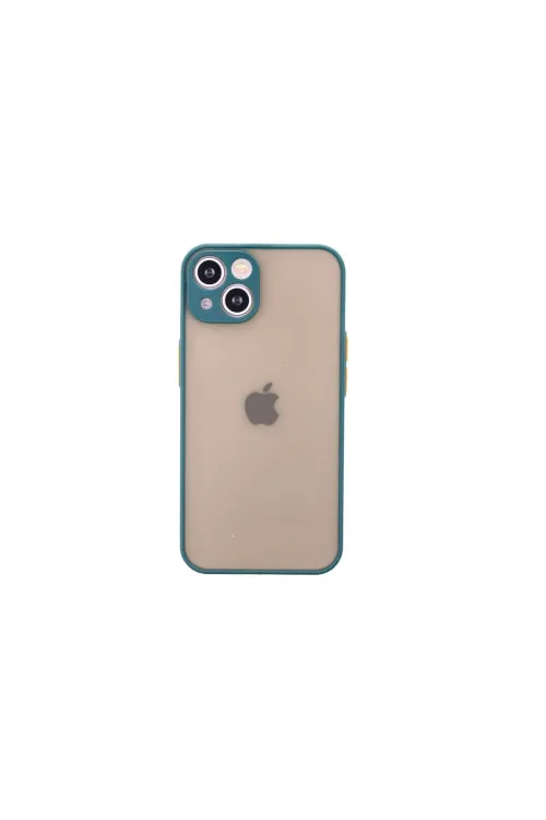 Apple İphone 13 Mini Kılıf Montreal Silikon Kapak - Yeşil