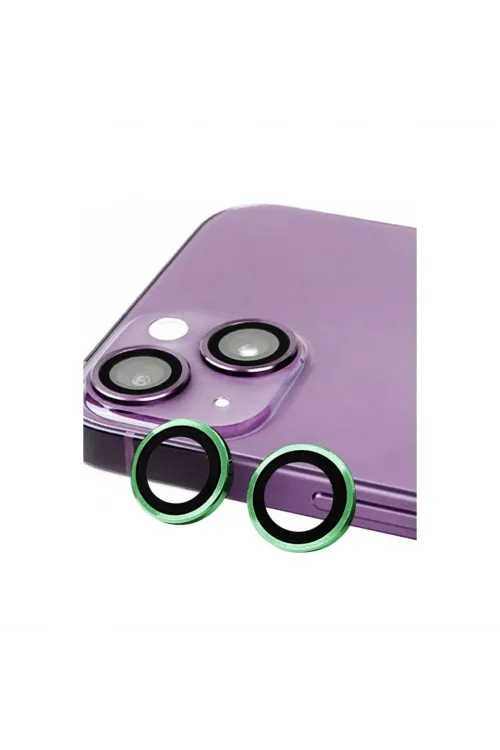 Apple İphone 13 Mini Raze Metal Kamera Lens - Yeşil