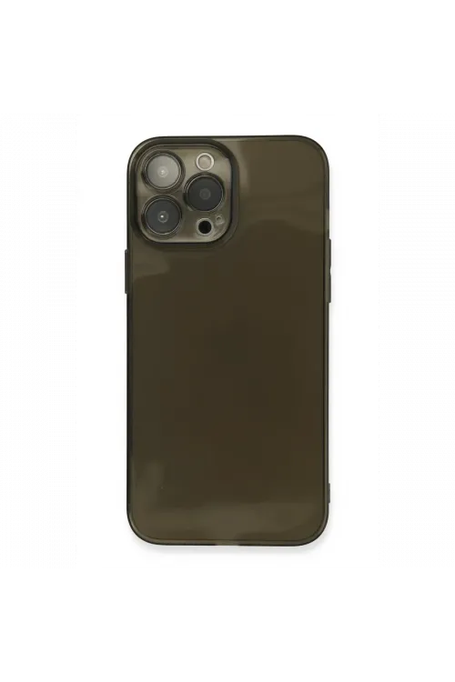 Apple iPhone 13 Pro Kılıf Fly Lens Silikon - Siyah