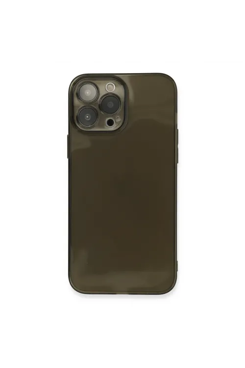 Apple İphone 13 Pro Kılıf Fly Lens Silikon - Siyah