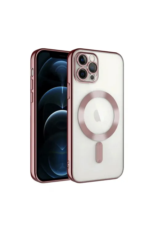 Apple İphone 13 Pro Kılıf Kross Magneticsafe Kapak - Rose