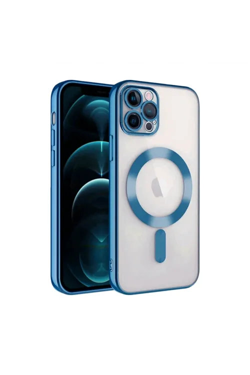 Apple İphone 13 Pro Kılıf Kross Magneticsafe Kapak - Sierra Blue