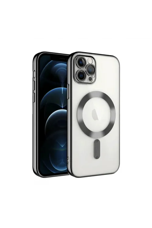 Apple İphone 13 Pro Kılıf Kross Magneticsafe Kapak - Siyah