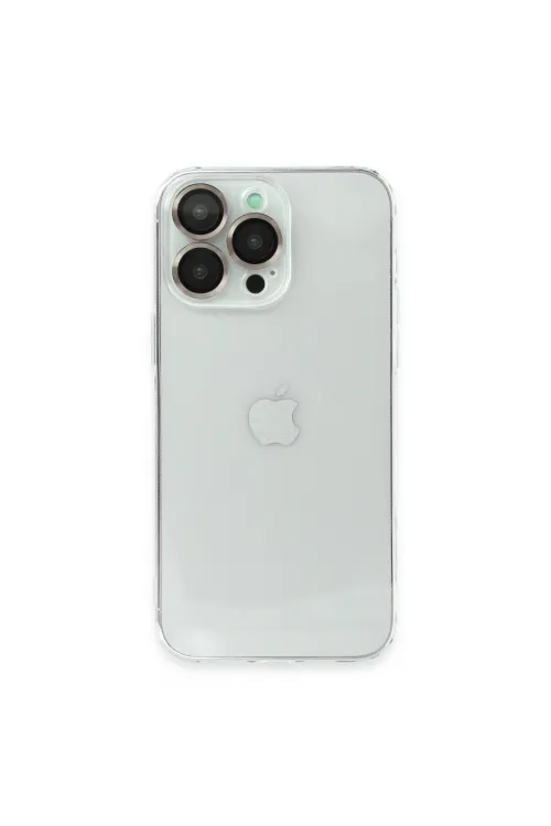 Apple İphone 13 Pro Kılıf Luko Lens Silikon -yeşil