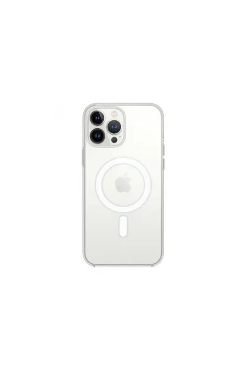 Apple İphone 13 Pro Kılıf Magneticsafe Şeffaf Silikon - Şeffaf