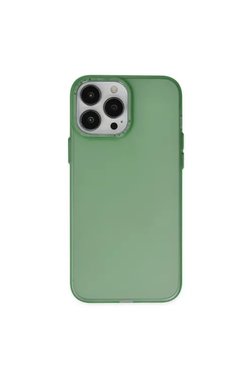 Apple İphone 13 Pro Kılıf Modos Metal Kapak - Koyu Yeşil