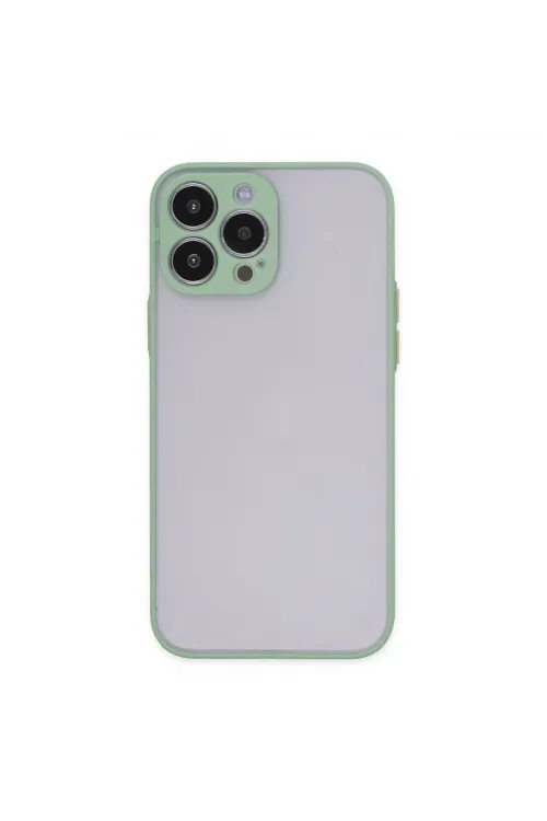 Apple İphone 13 Pro Kılıf Montreal Silikon Kapak - Turkuaz